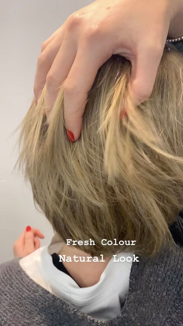 Fresh Color 🥰  #friseurfahlke #friseurgütersloh #balayage #haircolor #labiosthetiqueparis #hairstyle #haircut #blondehair #beauty #bob #friseurgütersloh